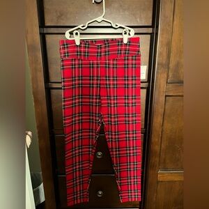 J Crew plaid leggings